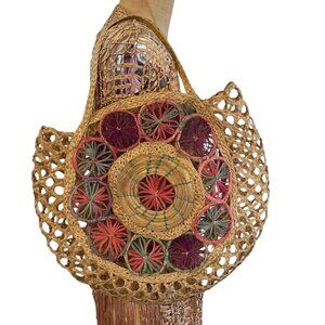 Vintage 1960's straw bag